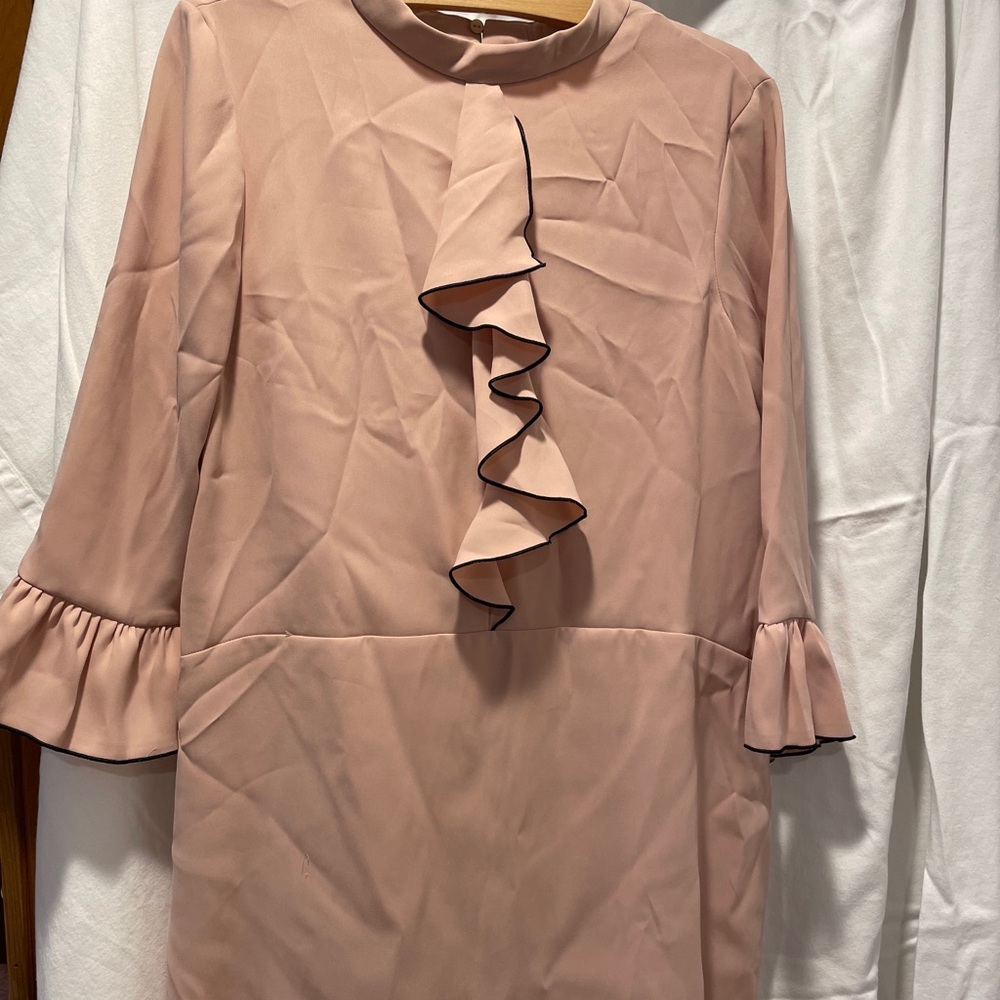 ZARA formal ruffle dress